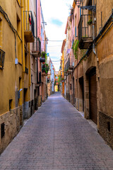 La Selva del Camp old town in Tarragona province Catalonia Spain located about 20 kilometers from Tarragona and salou