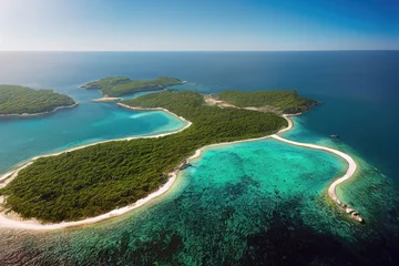 Foto op Plexiglas View of island from Drone  © CREATIVE STOCK