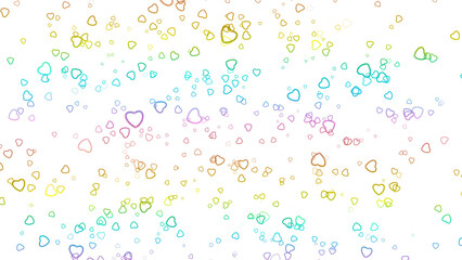 Love heart gllitter rainbow colorful background