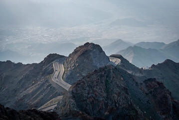 Beautiful landscape of Taif city, Saudi Arabia
