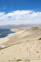 Fototapeta na wymiar Landscape at Laguna del Maule in Chile, South America
