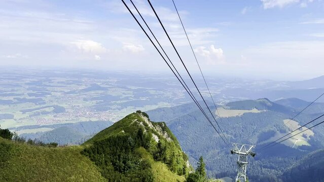 The Alps in southern Germany on the border with Austria