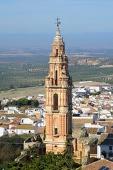 Fototapeta na wymiar Torre de la Victoria, Estepa, Sevilla