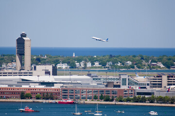 Airport, Logan International Airport, Boston, Massachusetts, USA
