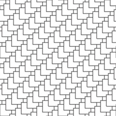 Seamless Herringbone Pattern in Black and white concept