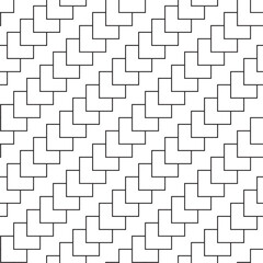 Outline vintage wooden floor herringbone parquet vector seamless pattern. Illustration of flooring parquet design texture