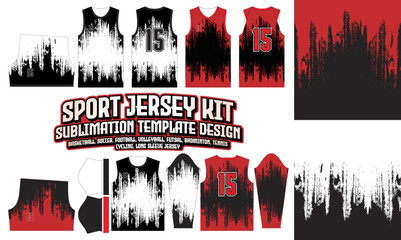 sport Jersey Apparel Sport Wear Sublimation pattern Design 276 for Soccer Football E-sport Basketball volleyball Badminton Futsal t-shirt