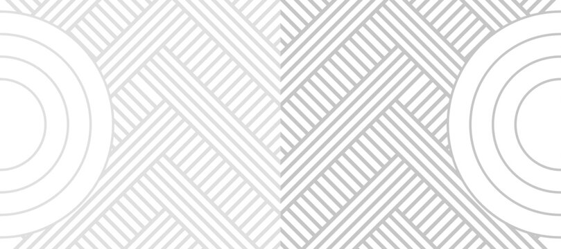 simple grey geometric seamless pattern on white background Design Wallpaper Vector 277