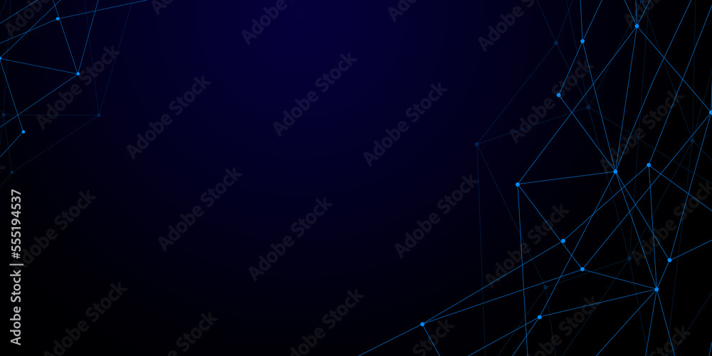 Poster Abstract data network background for modern copy space and digital banner template design.