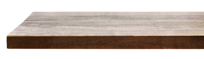 Empty wooden table or board surface