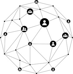 Abstract global network connection