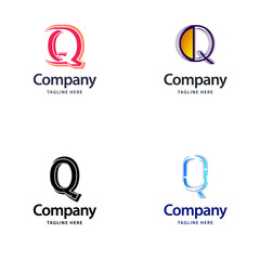 Letter Q Big Logo Pack Design Creative Modern logos design for your business
