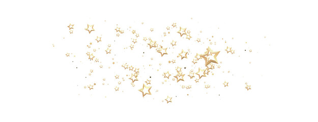 A gray whirlwind of golden snowflakes and stars. New