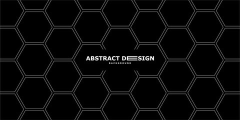 Hexagon backgrounds for modern and futuristic design themes. Minimalist honey comb pattern design for banner, wallpaper, poster, and more