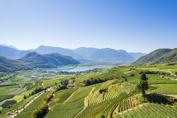 Weinberglandschaft rund um den Kalterer See im S&uuml;den S&uuml;dtirols
