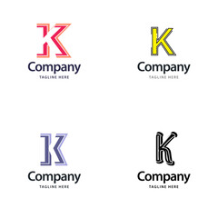 Letter K Big Logo Pack Design Creative Modern logos design for your business