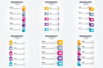 These vector illustration infographics are ideal for advertising in a brochure. flyer. or magazine.