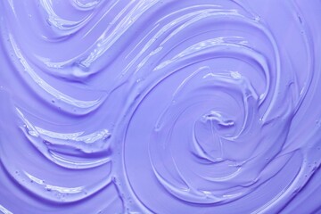 Cosmetic purple transparent texture. Serum or shower gel, shampoo background