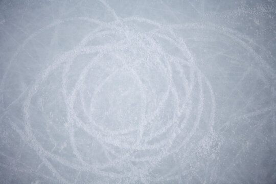 View of abstract white swirls.