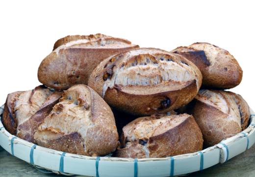 Wholemeal bread, bread basket