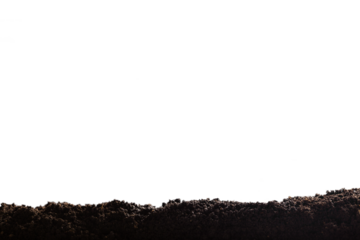 Fertile brown dirty soil or ground