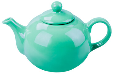 Green Teapot for tea and coffee or hot water