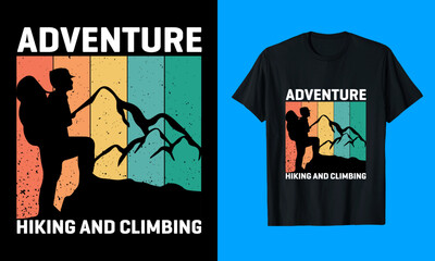 Adventure Hiking T Shirt Design