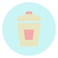 
trash can icon