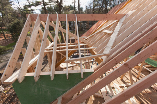 House dormer under construction