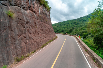road for cars in beautiful nature