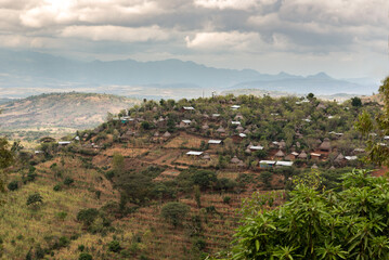 Fototapeta na wymiar Konso Village