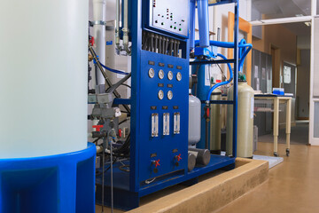 Water ultra purification system for engineering chemistry laboratory