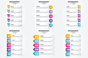 This set of vector infographics is ideal for advertising in brochures. flyers. and magazines.