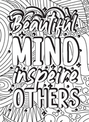 motivational quotes coloring pages design .inspirational words coloring book pages design.