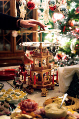 christmas decoration with candles