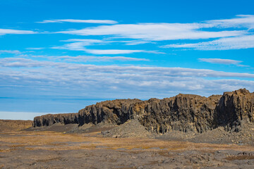Landscape of eastern Iceland