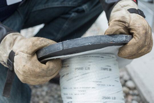 Tape used for pulling cable through conduit