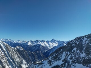 Fototapeta na wymiar Schneelandschaft in Osttirol