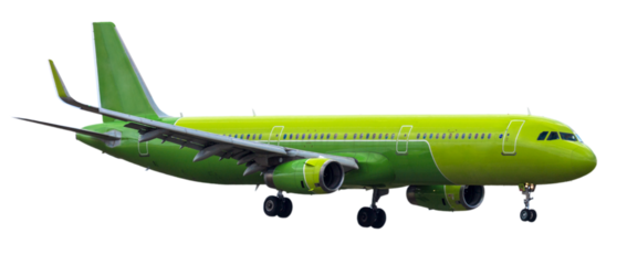 Modern passenger airplane. Travel concept.