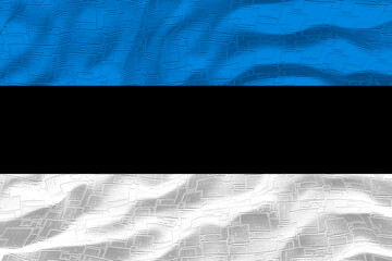 National Flag of Estonia. Background with flag of Estonia