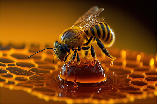 Honey Bee: Transcendence 360_F_555227322_QqTCEclTJh2YMVktqPkA8LUHvMH8UDm3
