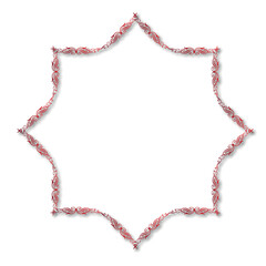 Naklejka premium frames in vintage style with elements of ornament, art, pattern, background, texture, Vector illustration eps 10, Art.