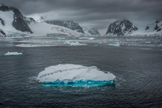 Ice fragment in the Lemaire Channel, Antarctica