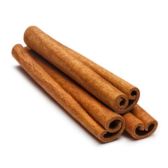 Cinnamon sticks, isolated on white background