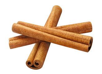 Cinnamon sticks, isolated on white background