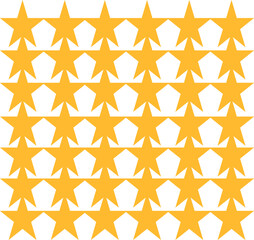 Orange stars pattern vector illustration