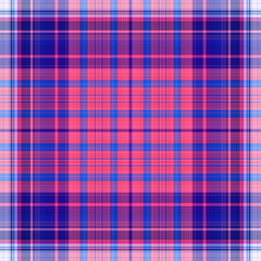 Nautical gingham in coastal beach house check fabric tile. Seamless red blue white sailor flannel textile tartan repeat swatch.