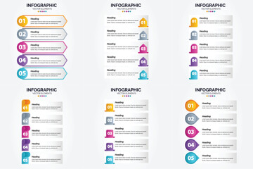 This vector infographics set is perfect for advertising in a brochure. flyer. or magazine.