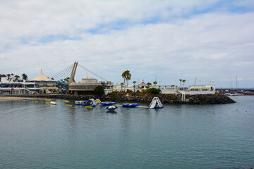 Port of Puerto Col&oacute;n in Costa Adeje, Tenerife, Spain