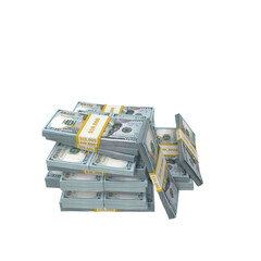 A pack of $100 bills